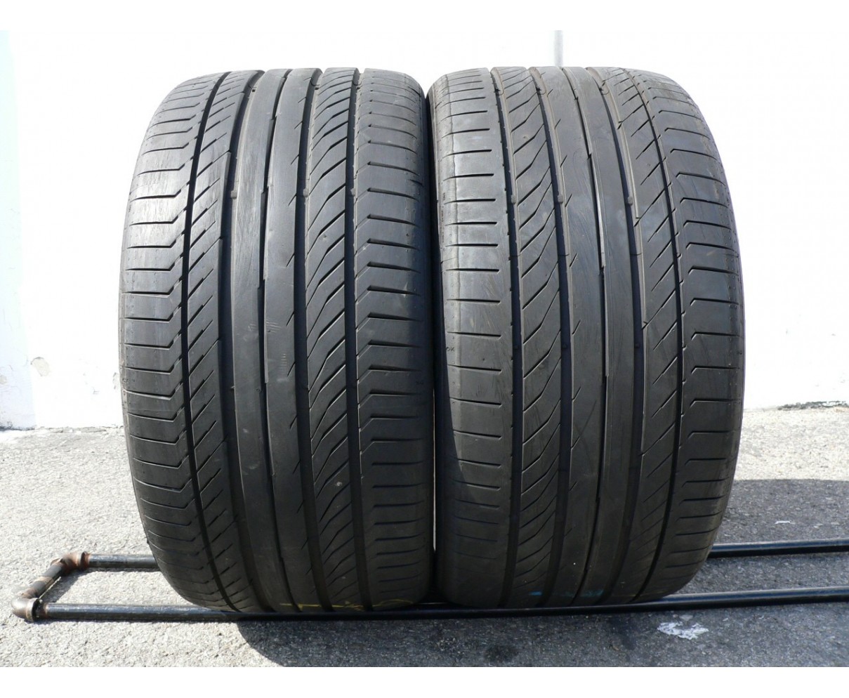 2 used tires 285 35 21 Continental ContiSportContact 5P 105Y 90% life
